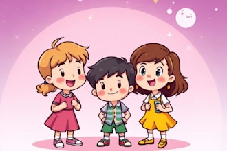 draw cartoon illustrations for you