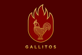 design a golden ratio animal shield or emblem logo