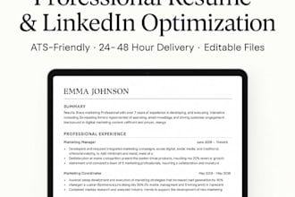rewrite your resume and optimize your linkedin profile