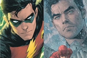 draw you dc or marvel style comic book and superhero