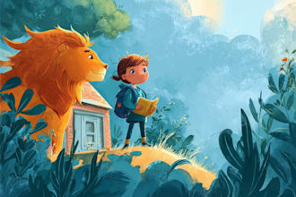 illustrate whimsical and professional children books