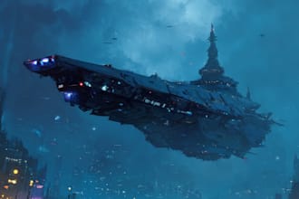 create a spaceships and sci fi vehicles