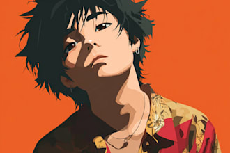 draw anime character illustration