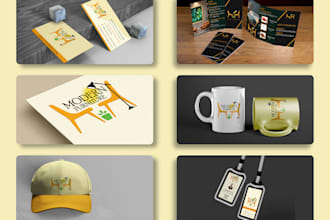 design modern furniture full brand identity and logo design