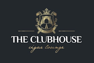 do luxury shield emblem logo with golden ratio and fibonacci