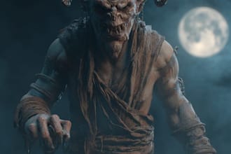 fantasy horror and fantasy horror character