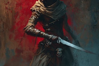 design unique fantasy horror characters and villains