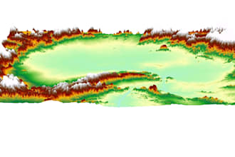 create topographic maps, contour maps, and 3d views