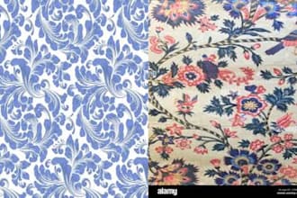 design elegant seamless toile de jouy patterns for textile and fabric prints