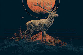 design illustration graphic for vintage retro t shirt