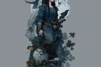 draw a fantasy illustration