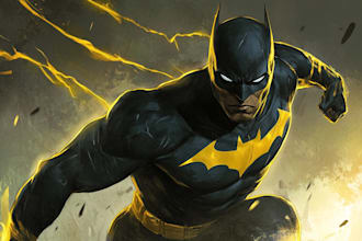 superhero character for comics