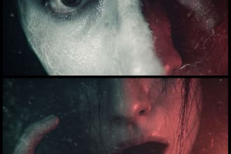 design eye catching horror game thumbnails for youtube