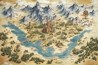 draw a custom map for fantasy