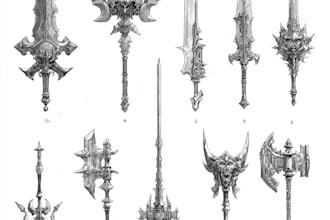 draw your prop or fantasy weapon designs