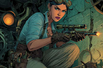 be your comic book artist for graphic novel illustrations and comic cover art
