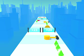 create a custom 2d hyper casual game for you