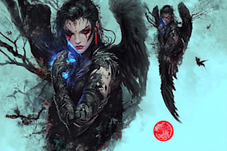 draw disturbing horror art and nightmare visuals