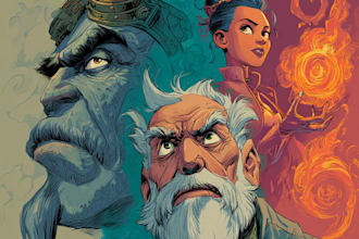create comics and cartoon illustrations