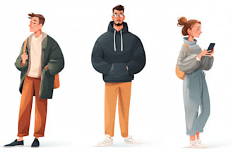 design flat vector illustrations