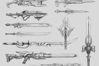 concepts for sci fi and fantasy weapons