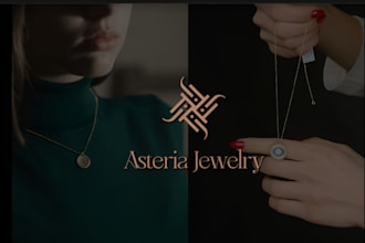 design luxury, signature, and jewelry logo
