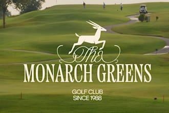 create a memorable golf club brand logo design