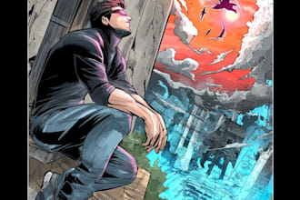 create an awesome comic books based on your script