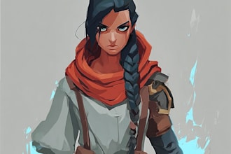 draw professional game characters for indie games