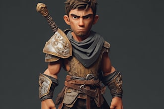 draw fantasy rpg game characters