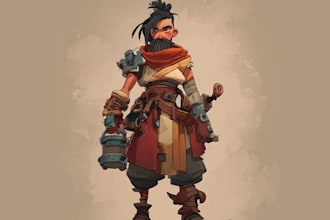 draw game avatars and characters