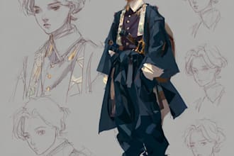 draw anime illustration art