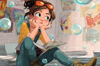 draw comic for your book or website