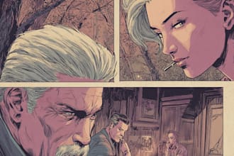 comic book illustration manga comic book illustration