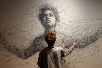 create wonderful scribble art