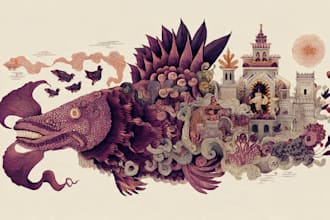 do unique doodle illustrations