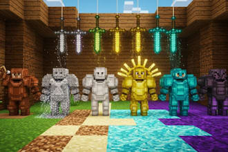 create high quality minecraft texture pack, resource pack for java and bedrock