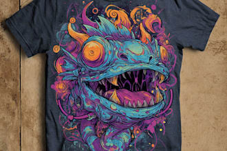 create dogs, cats and pets or animals t shirt designs