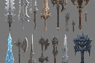 draw your prop or fantasy weapon designs