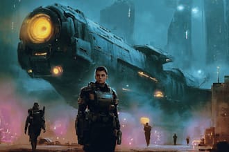 create stunning scifi digital art illustrations