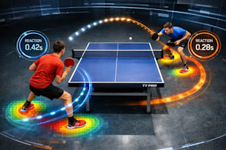 do ai table tennis player movement and footwork analysis system