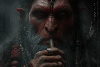a fantasy horror and fantasy horror character