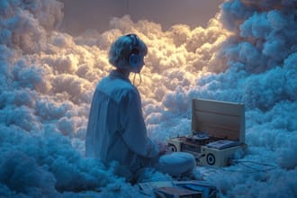 make a dreamy surreal or fantasy music cover