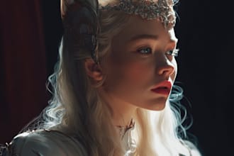 draw fantasy portrait with cinematic lighting