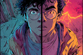 create ai comic book, illustrations any style
