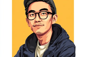do vector portrait or cartoon portrait