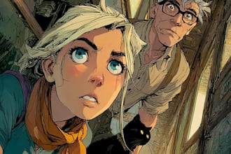 comic book illustration with comic book illustrator