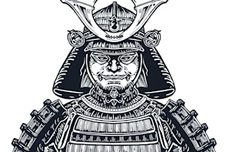 draw detailed linocut illustration for t shirt and print