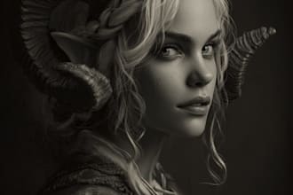 realistic or fantasy portrait for you