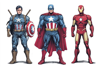 create cartoon avatar and superhero character of yourself